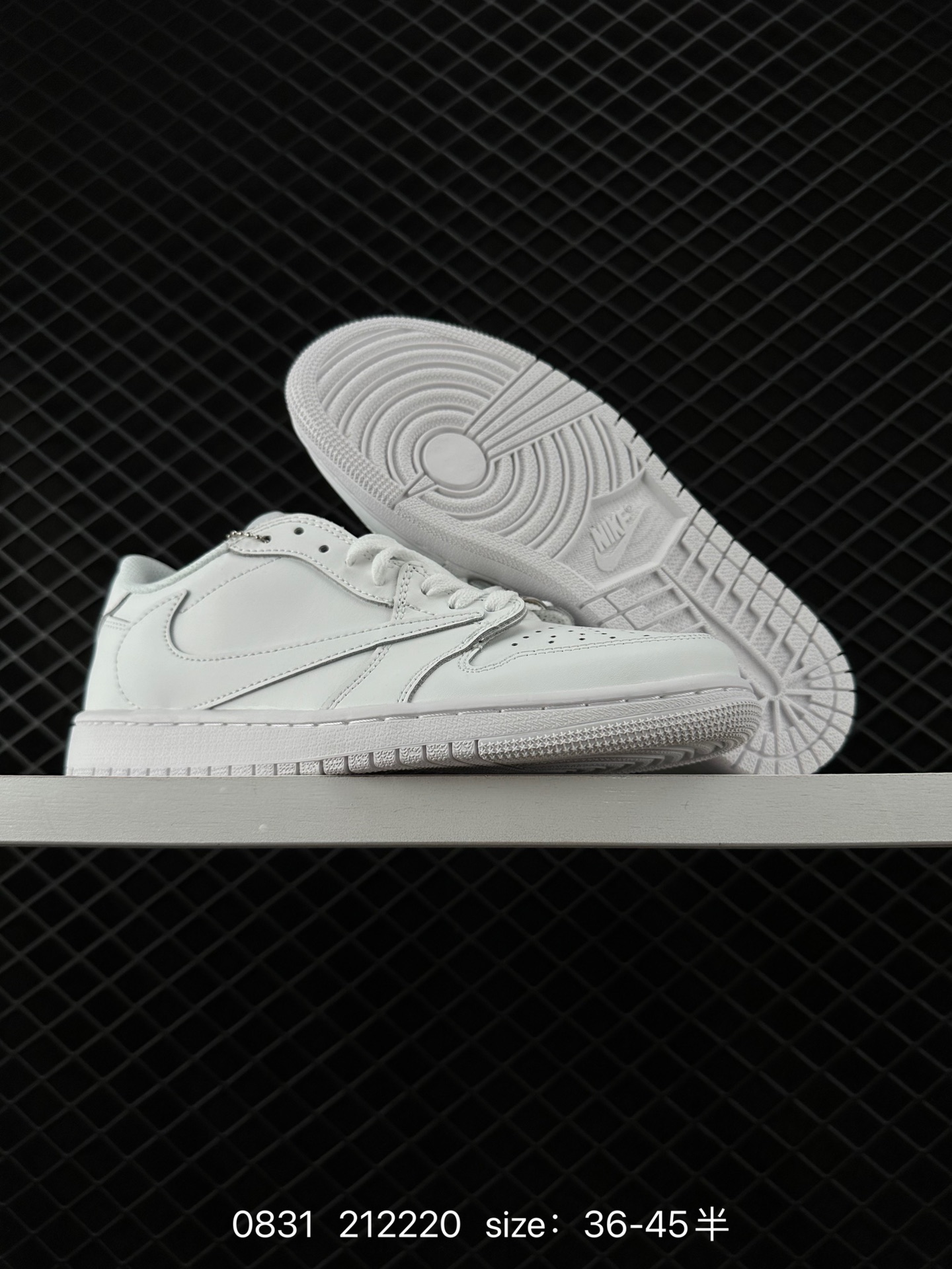 fragment design x Travis Scott x Nike Air Jordan 1 Low OG SP”Black/Green Toe“